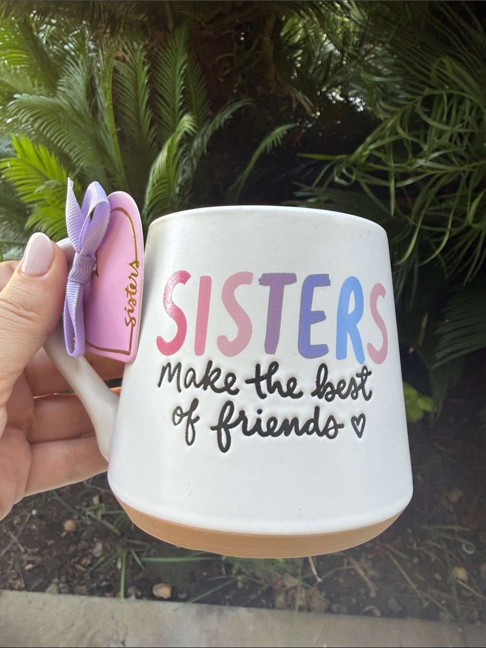 Sisters Make the Best of Friends White Ceramic Mug